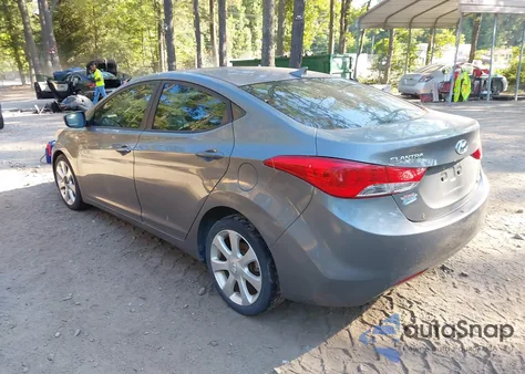 2013 Hyundai Elantra Limited из США, поврежденный, VIN 5NPDH4AE4DH196500